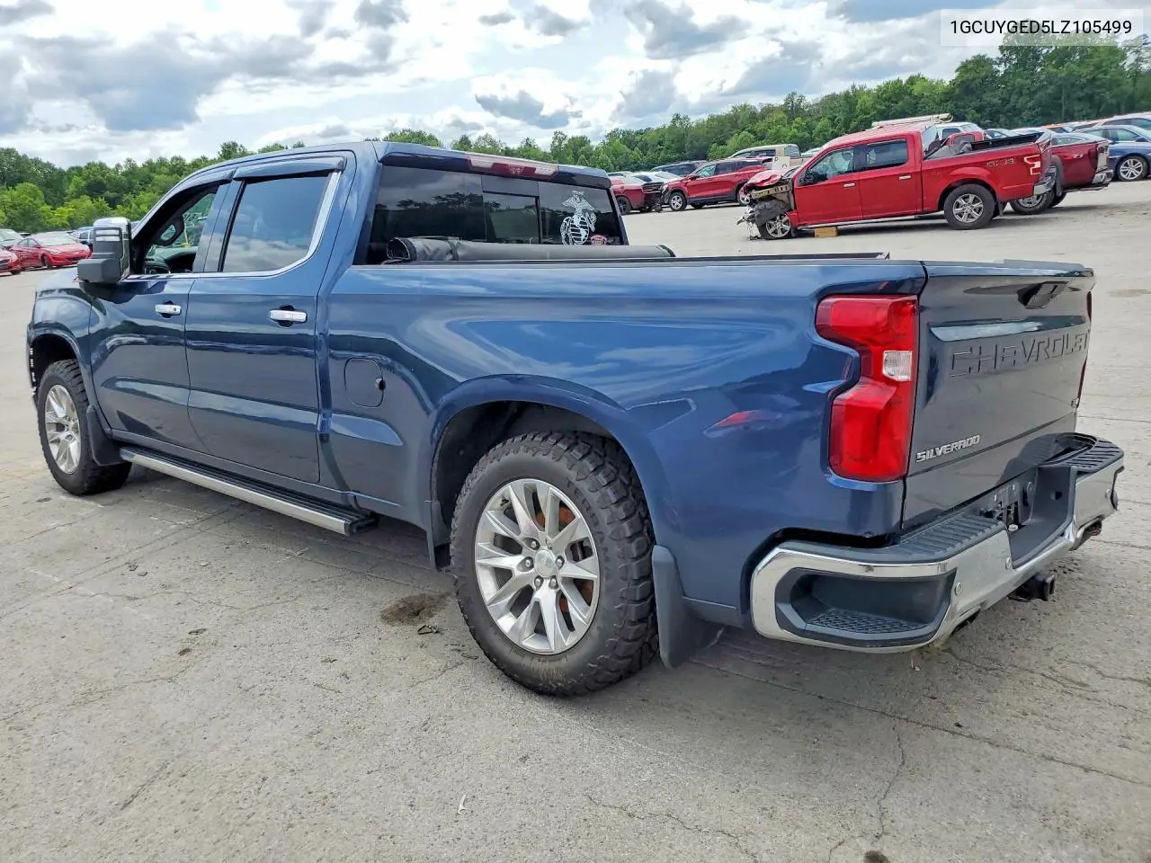 2020 Chevrolet Silverado K1500 Ltz VIN: 1GCUYGED5LZ105499 Lot: 61642816