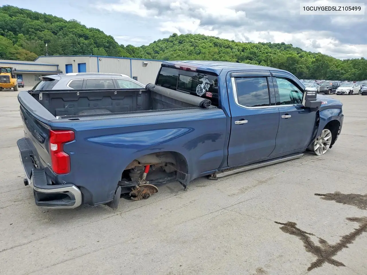2020 Chevrolet Silverado K1500 Ltz VIN: 1GCUYGED5LZ105499 Lot: 61642816