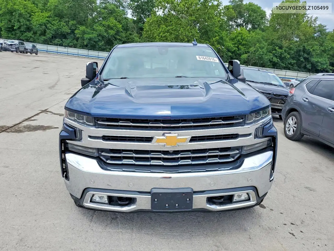2020 Chevrolet Silverado K1500 Ltz VIN: 1GCUYGED5LZ105499 Lot: 61642816