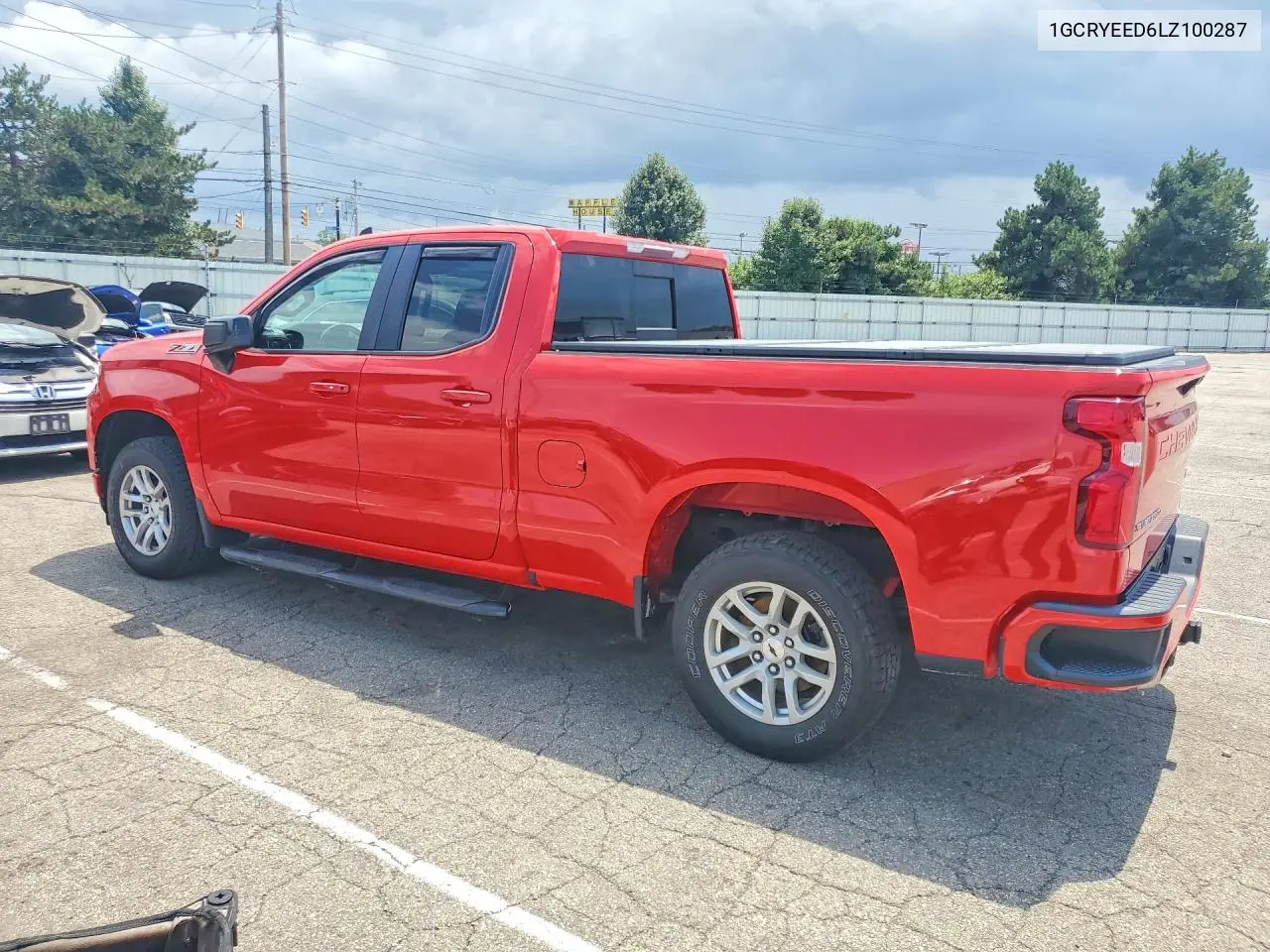 2020 Chevrolet Silverado K1500 Rst VIN: 1GCRYEED6LZ100287 Lot: 61711916