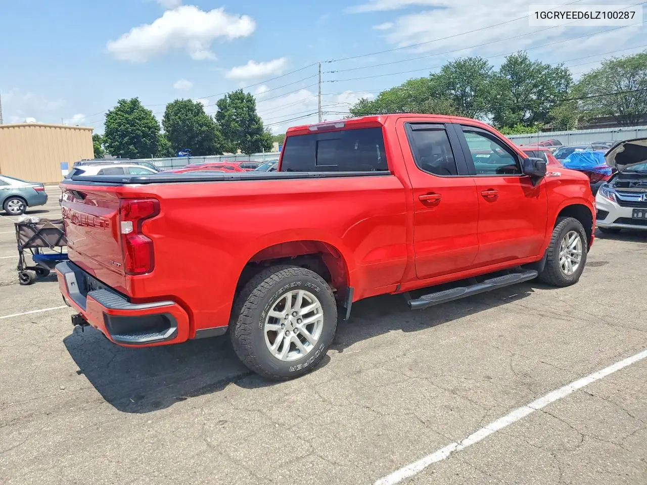 2020 Chevrolet Silverado K1500 Rst VIN: 1GCRYEED6LZ100287 Lot: 61711916
