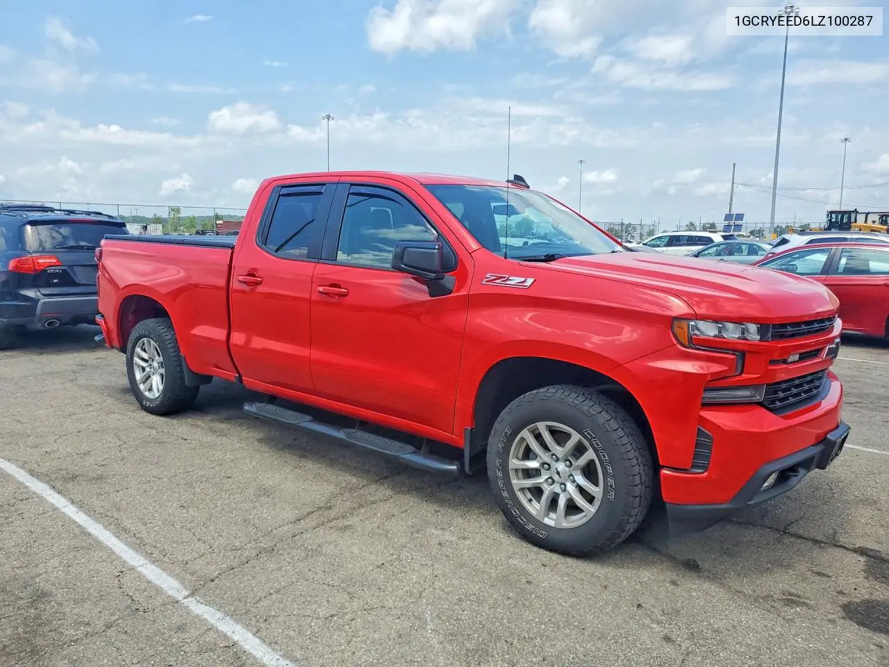 2020 Chevrolet Silverado K1500 Rst VIN: 1GCRYEED6LZ100287 Lot: 61711916