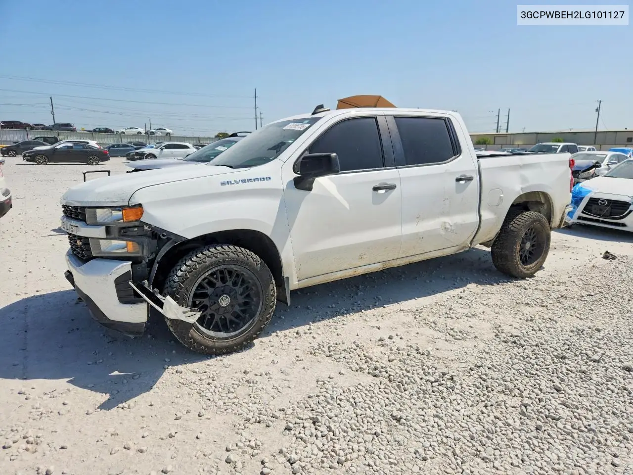 2020 Chevrolet Silverado C1500 Custom VIN: 3GCPWBEH2LG101127 Lot: 61866756