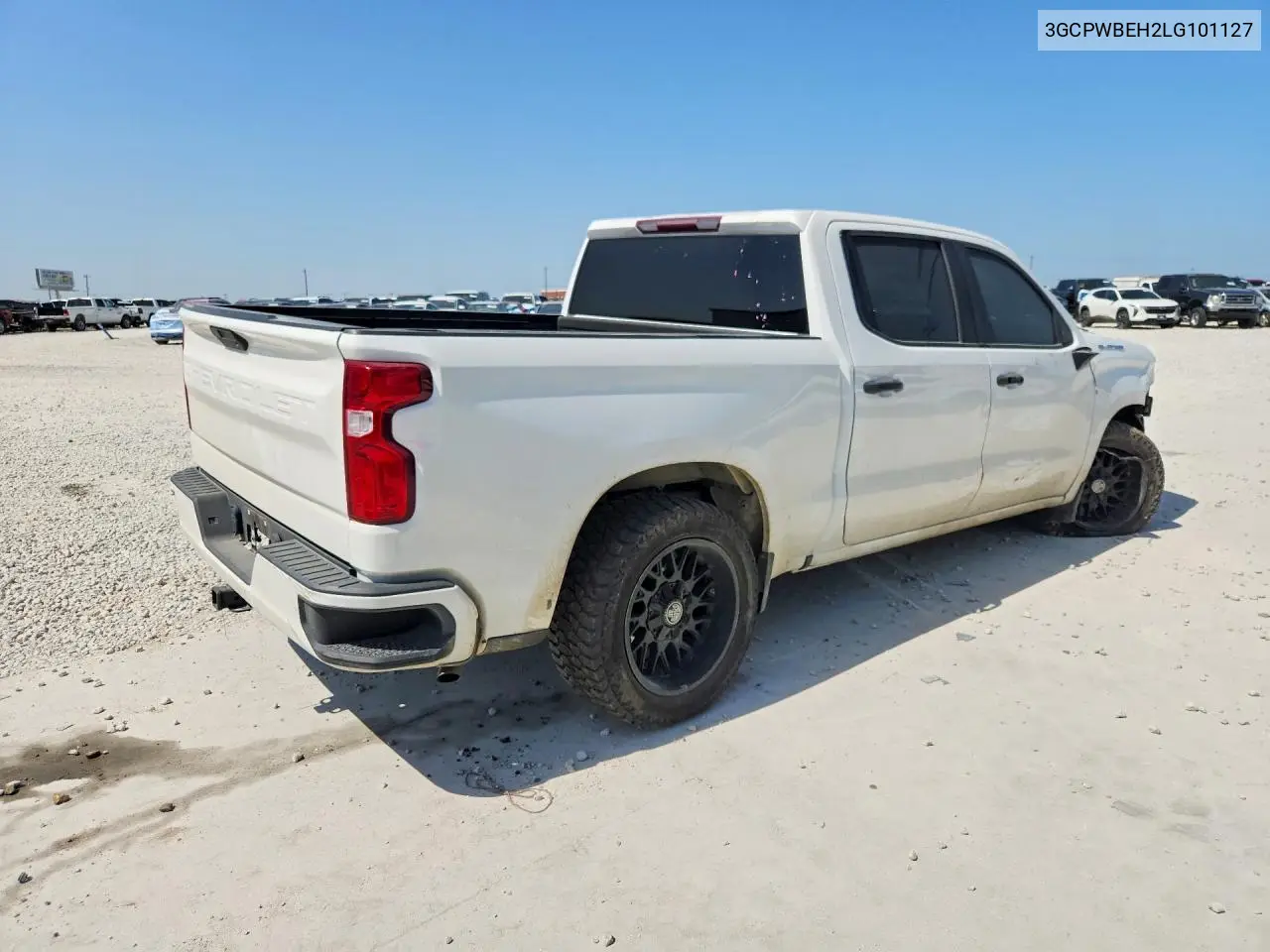 2020 Chevrolet Silverado C1500 Custom VIN: 3GCPWBEH2LG101127 Lot: 61866756