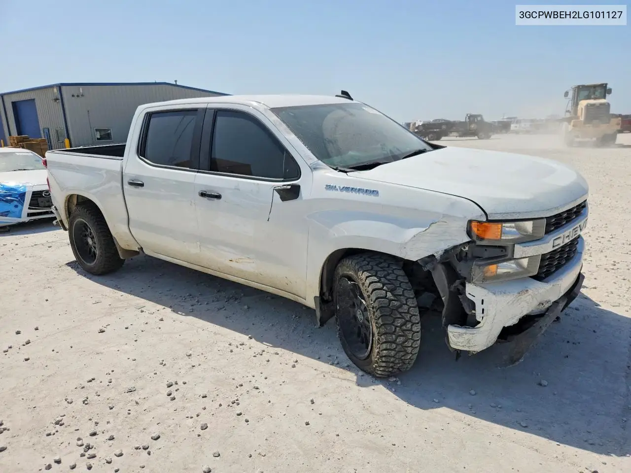 2020 Chevrolet Silverado C1500 Custom VIN: 3GCPWBEH2LG101127 Lot: 61866756