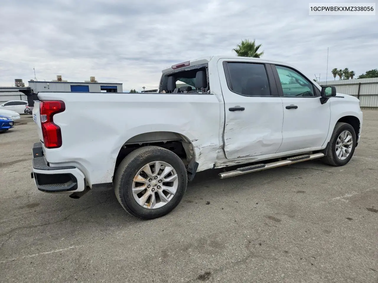 1GCPWBEKXMZ338056 2021 Chevrolet Silverado C1500 Custom