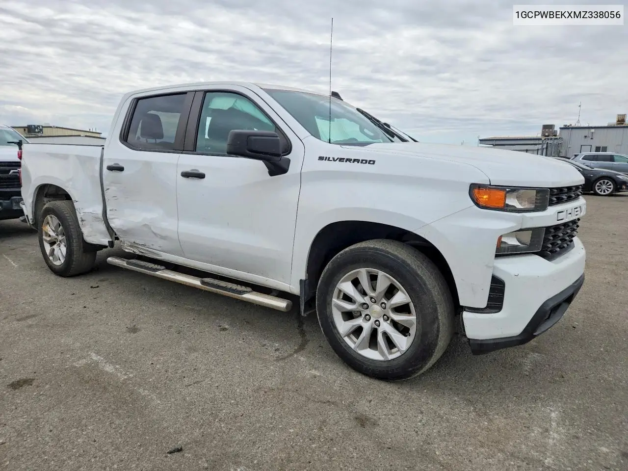 1GCPWBEKXMZ338056 2021 Chevrolet Silverado C1500 Custom
