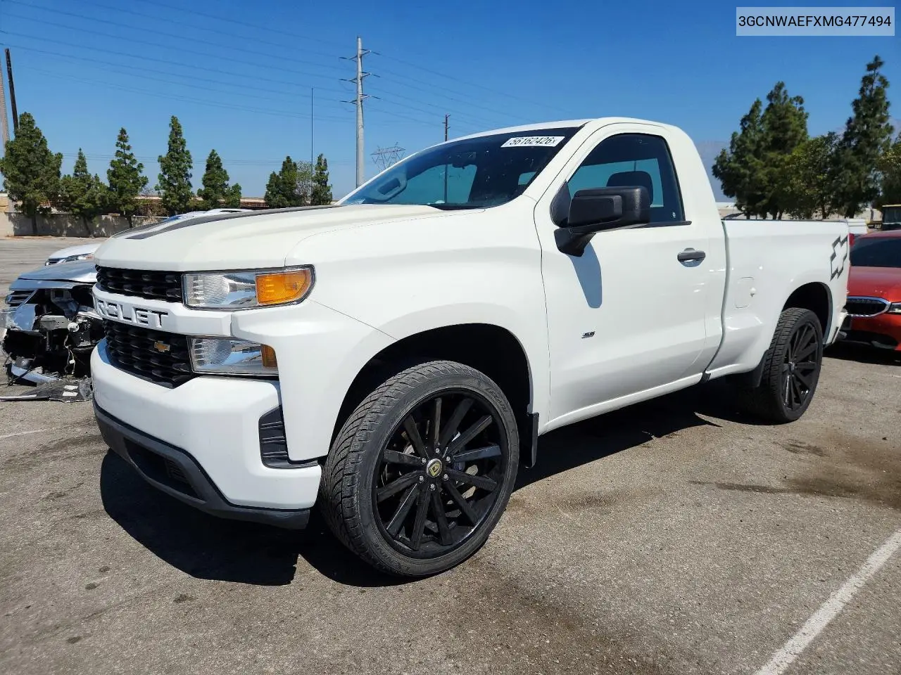 3GCNWAEFXMG477494 2021 Chevrolet Silverado C1500