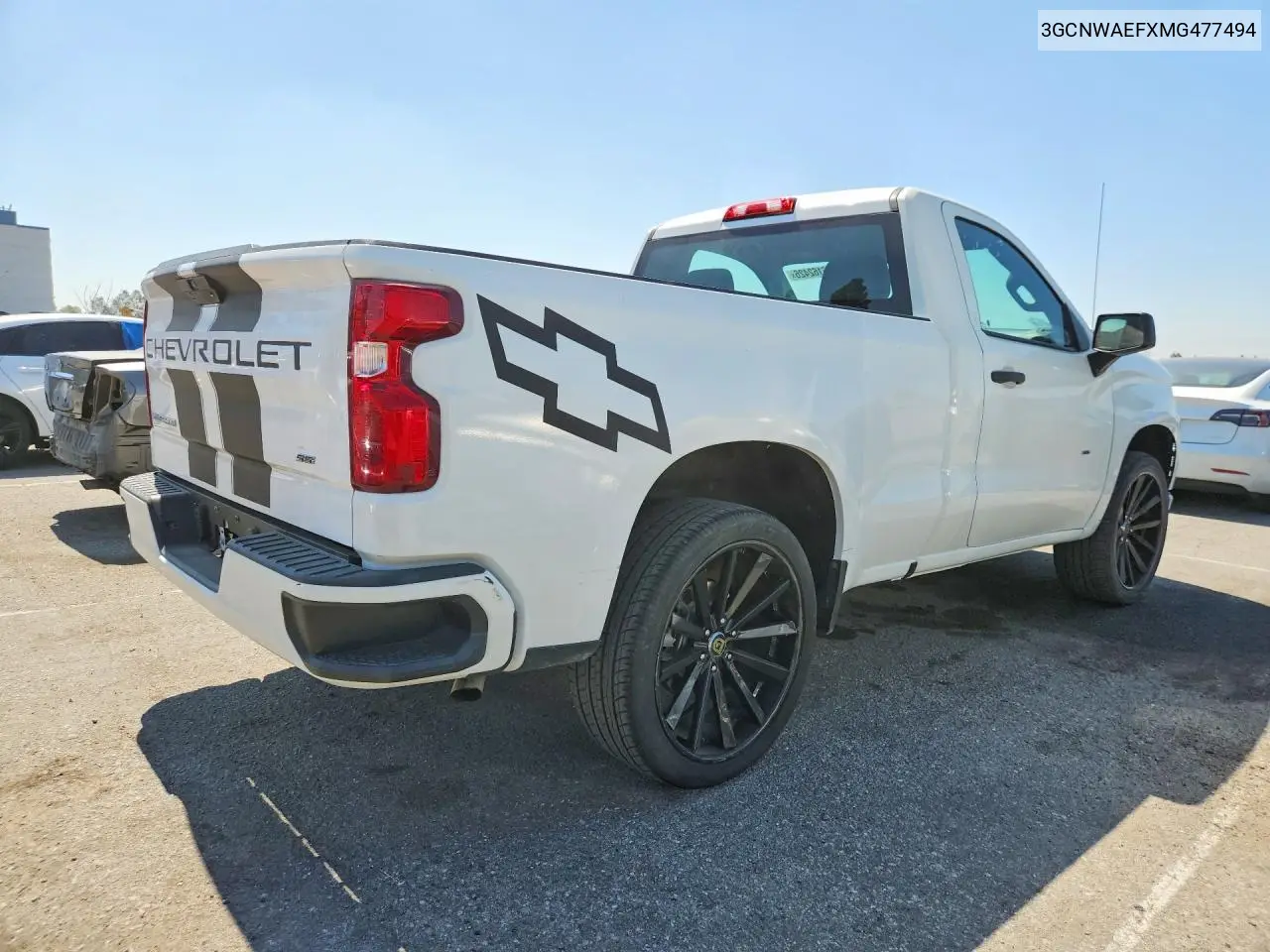 3GCNWAEFXMG477494 2021 Chevrolet Silverado C1500