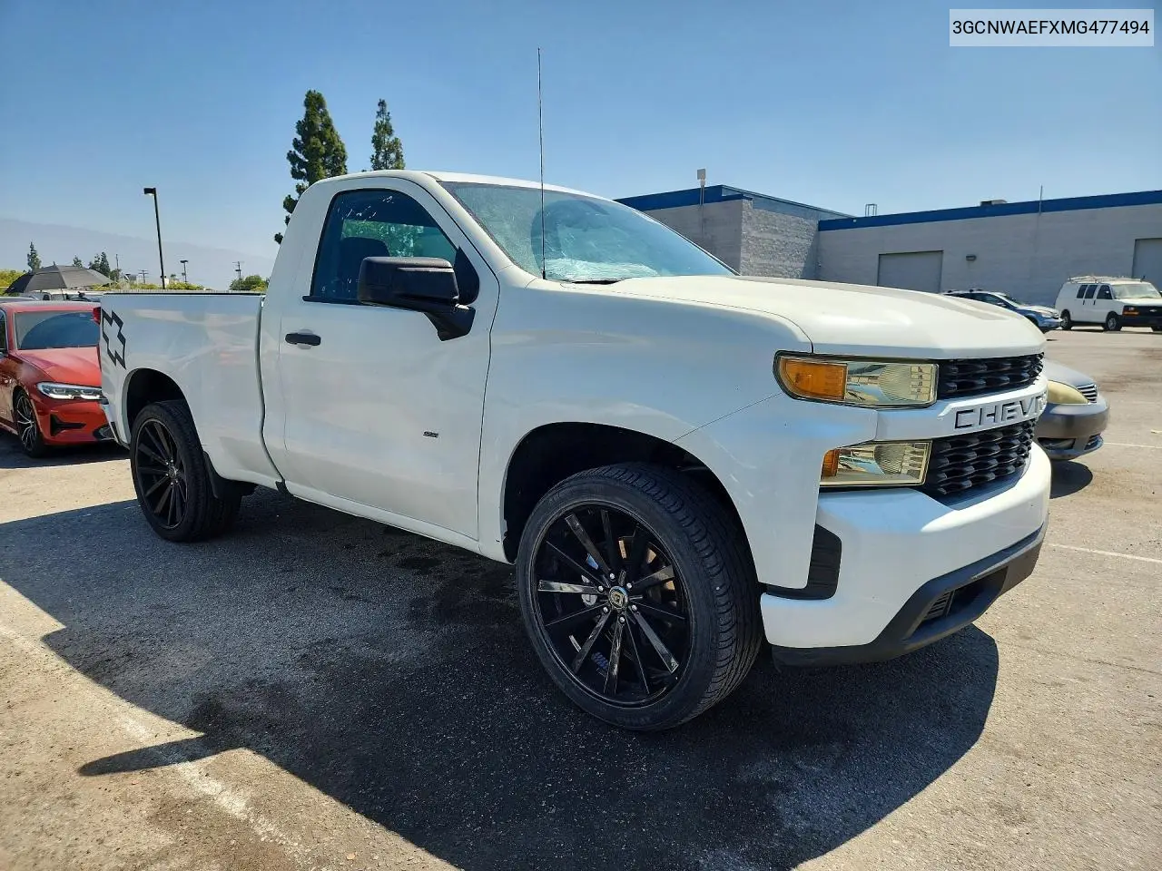 3GCNWAEFXMG477494 2021 Chevrolet Silverado C1500