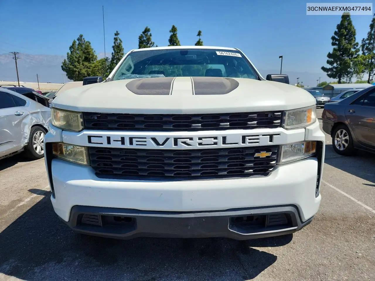 3GCNWAEFXMG477494 2021 Chevrolet Silverado C1500