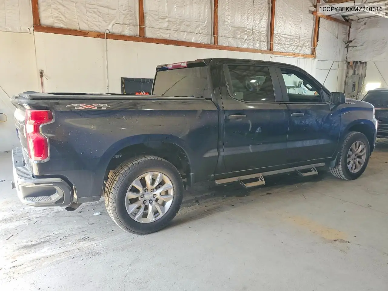 2021 Chevrolet Silverado K1500 Custom VIN: 1GCPYBEKXMZ240316 Lot: 59622646