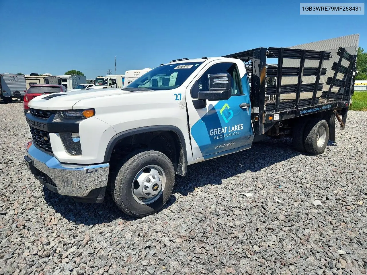2021 Chevrolet Silverado C3500 VIN: 1GB3WRE79MF268431 Lot: 60396746
