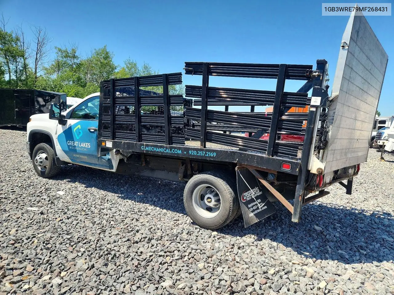2021 Chevrolet Silverado C3500 VIN: 1GB3WRE79MF268431 Lot: 60396746