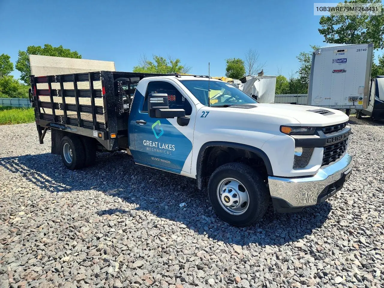 2021 Chevrolet Silverado C3500 VIN: 1GB3WRE79MF268431 Lot: 60396746
