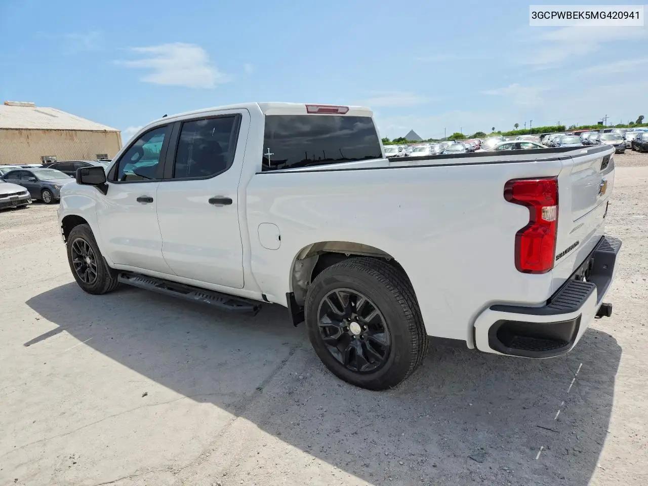 2021 Chevrolet Silverado C1500 Custom VIN: 3GCPWBEK5MG420941 Lot: 60397666