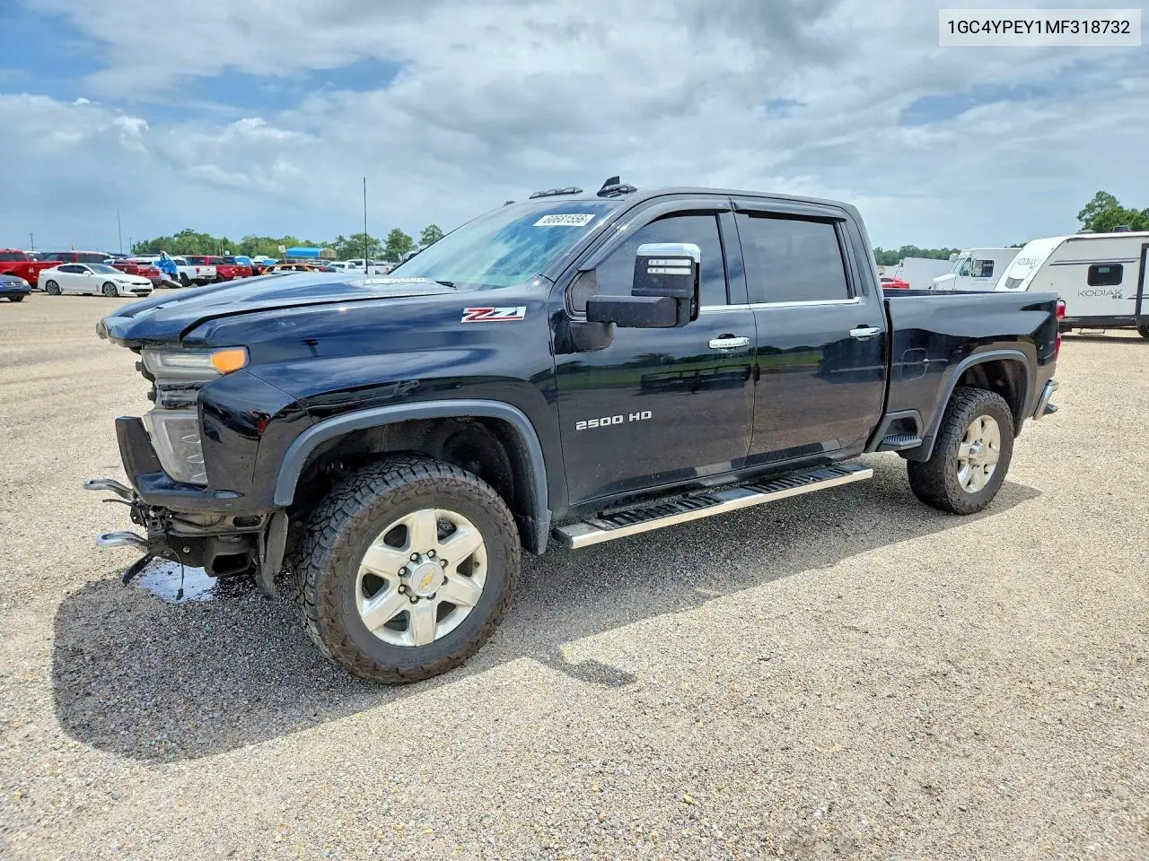 2021 Chevrolet Silverado K2500 Heavy Duty Ltz VIN: 1GC4YPEY1MF318732 Lot: 60681556