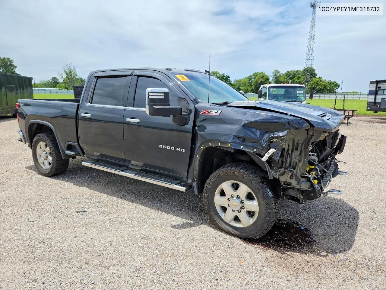 2021 Chevrolet Silverado K2500 Heavy Duty Ltz VIN: 1GC4YPEY1MF318732 Lot: 60681556