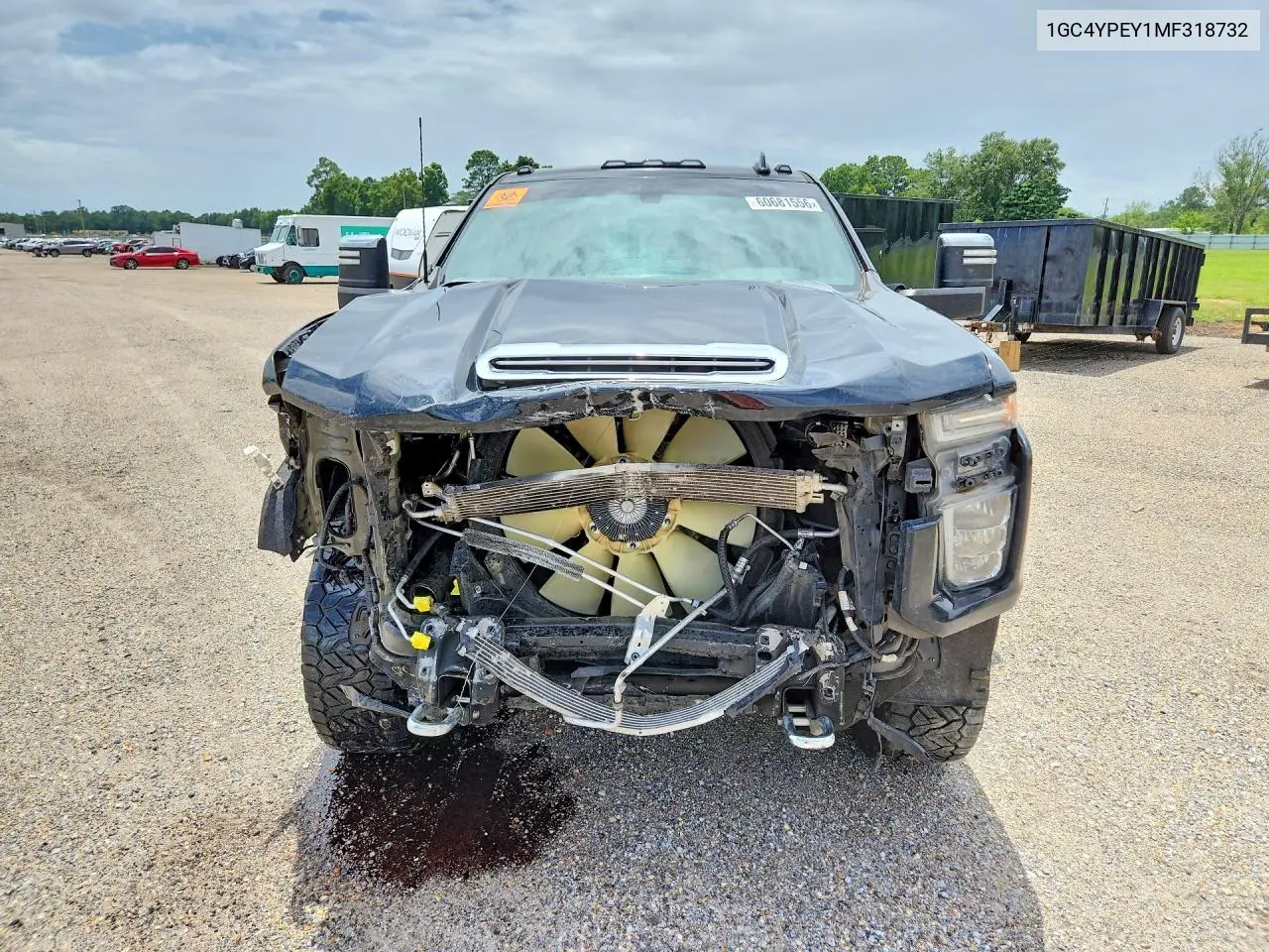 2021 Chevrolet Silverado K2500 Heavy Duty Ltz VIN: 1GC4YPEY1MF318732 Lot: 60681556