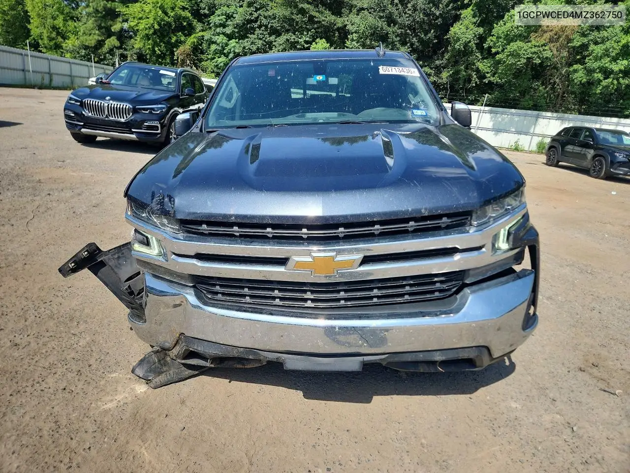 2021 Chevrolet Silverado C1500 Lt VIN: 1GCPWCED4MZ362750 Lot: 60713436