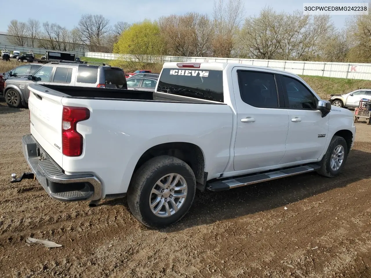 3GCPWCED8MG242238 2021 Chev Silverado