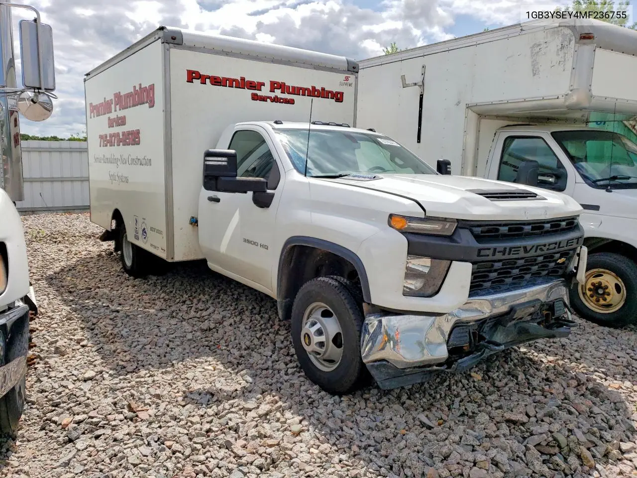 2021 Chevrolet Silverado K3500 VIN: 1GB3YSEY4MF236755 Lot: 61765416