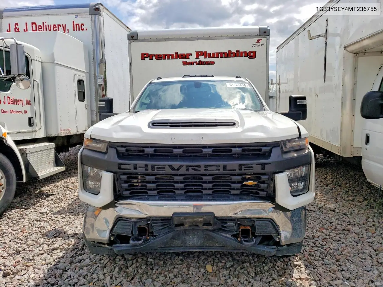 2021 Chevrolet Silverado K3500 VIN: 1GB3YSEY4MF236755 Lot: 61765416