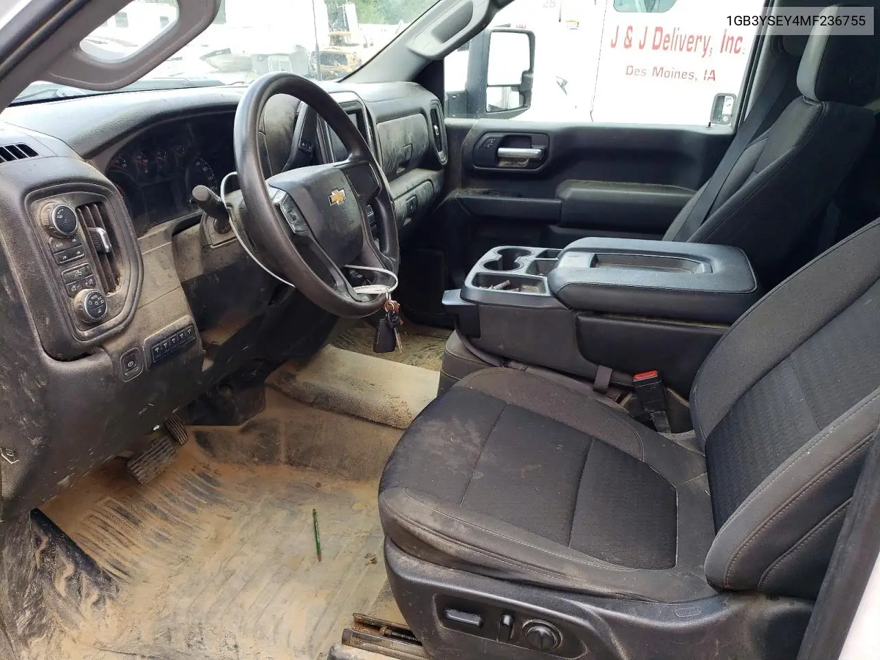 2021 Chevrolet Silverado K3500 VIN: 1GB3YSEY4MF236755 Lot: 61765416