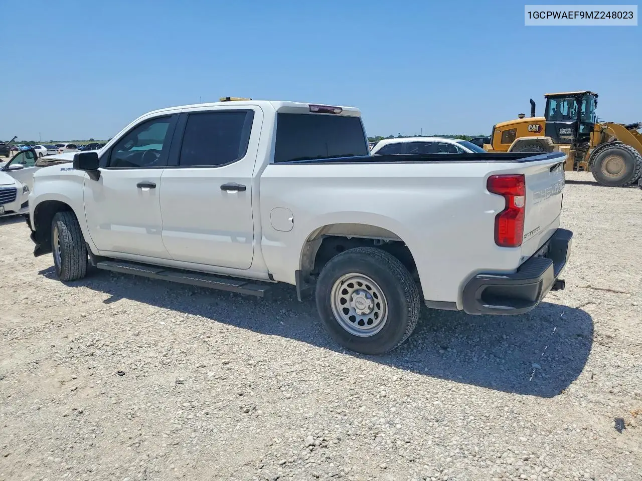 2021 Chevrolet Silverado C1500 VIN: 1GCPWAEF9MZ248023 Lot: 61918986