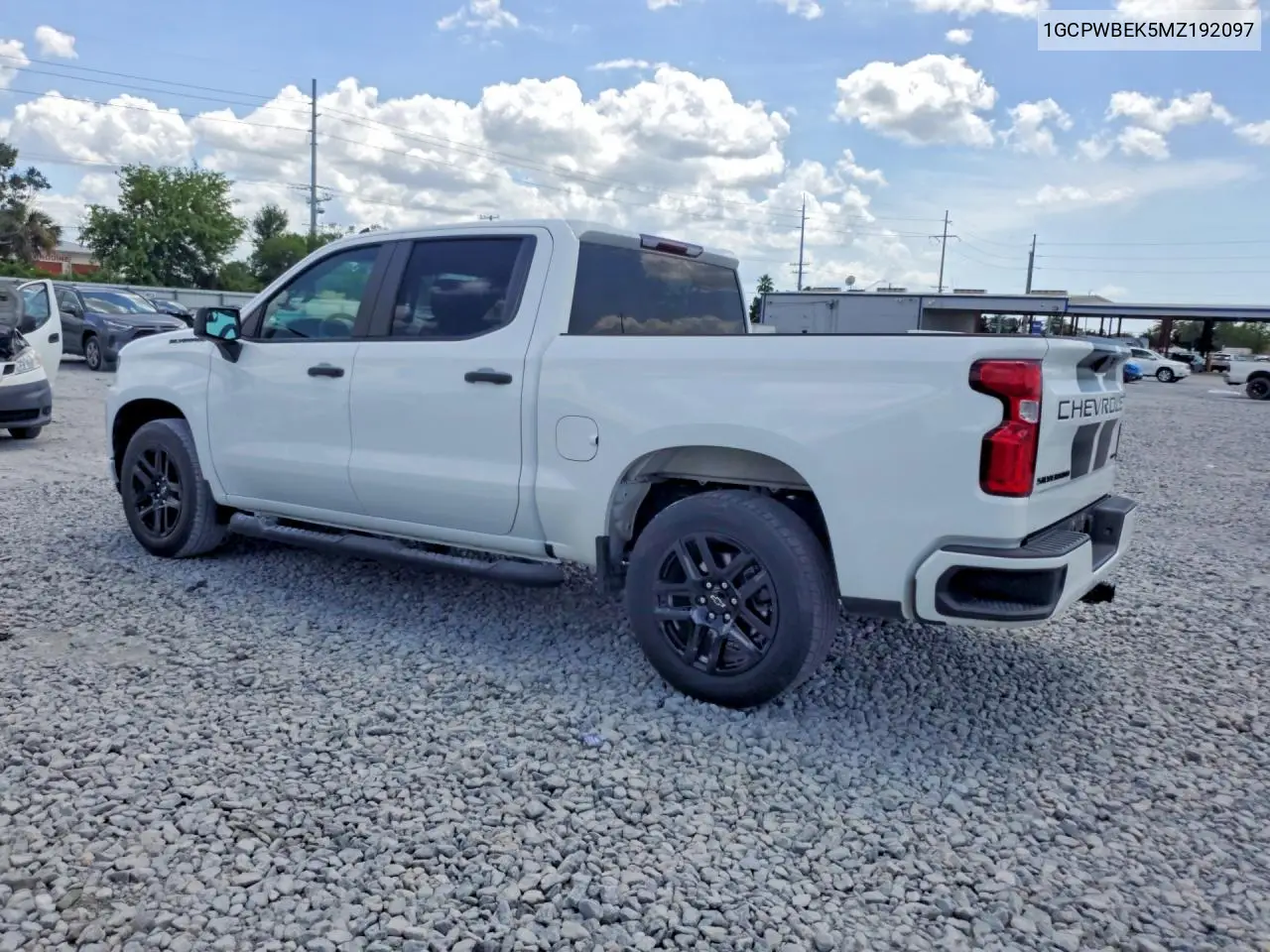 2021 Chevrolet Silverado C1500 Custom VIN: 1GCPWBEK5MZ192097 Lot: 62020296