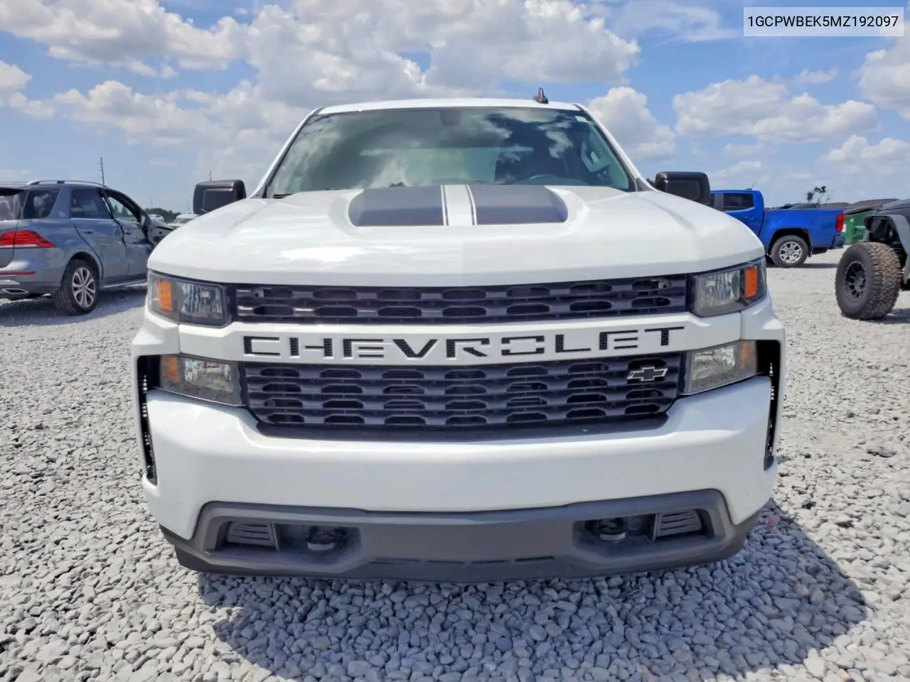2021 Chevrolet Silverado C1500 Custom VIN: 1GCPWBEK5MZ192097 Lot: 62020296