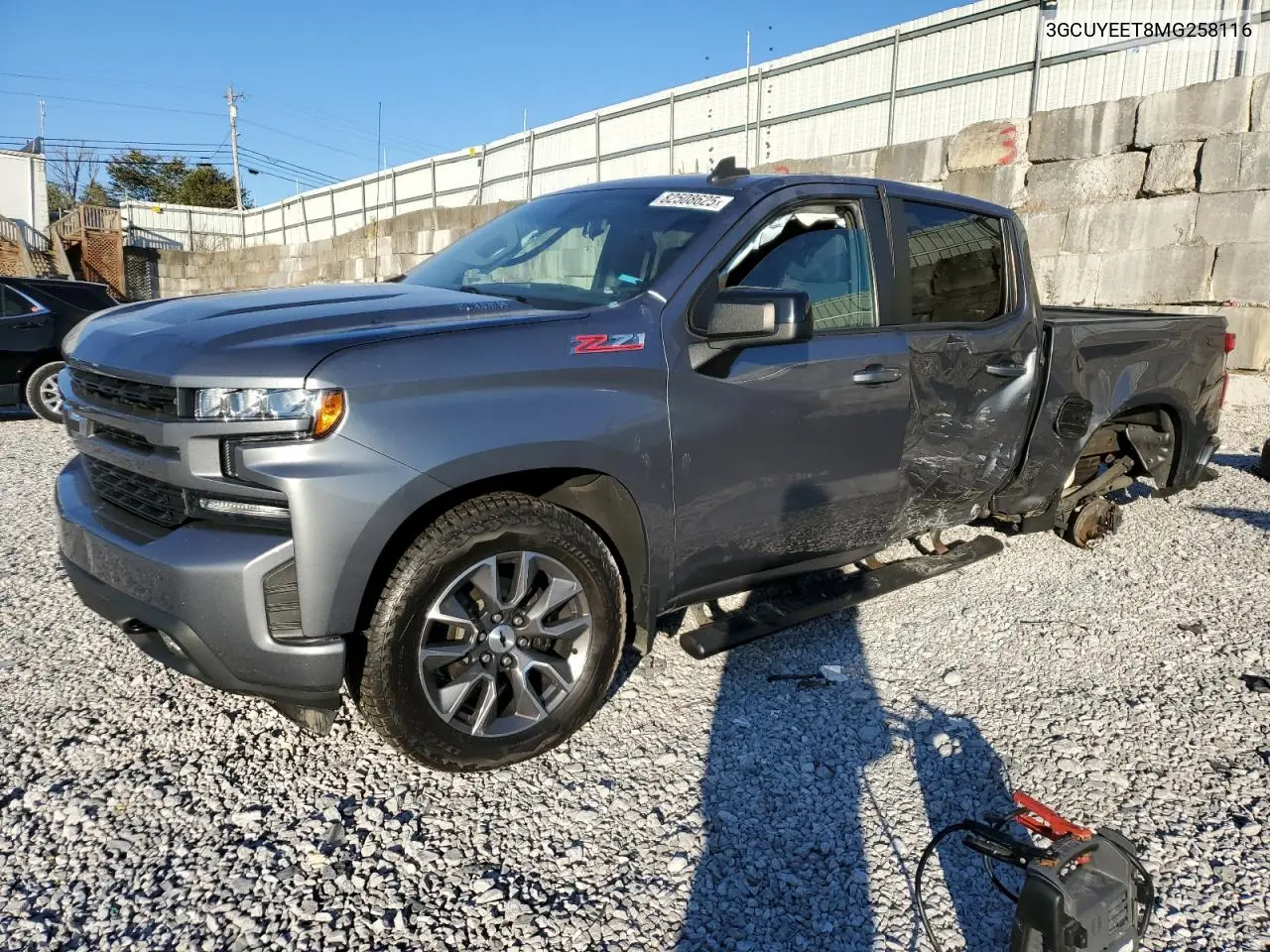 3GCUYEET8MG258116 2021 Chevrolet Silverado K1500 Rst