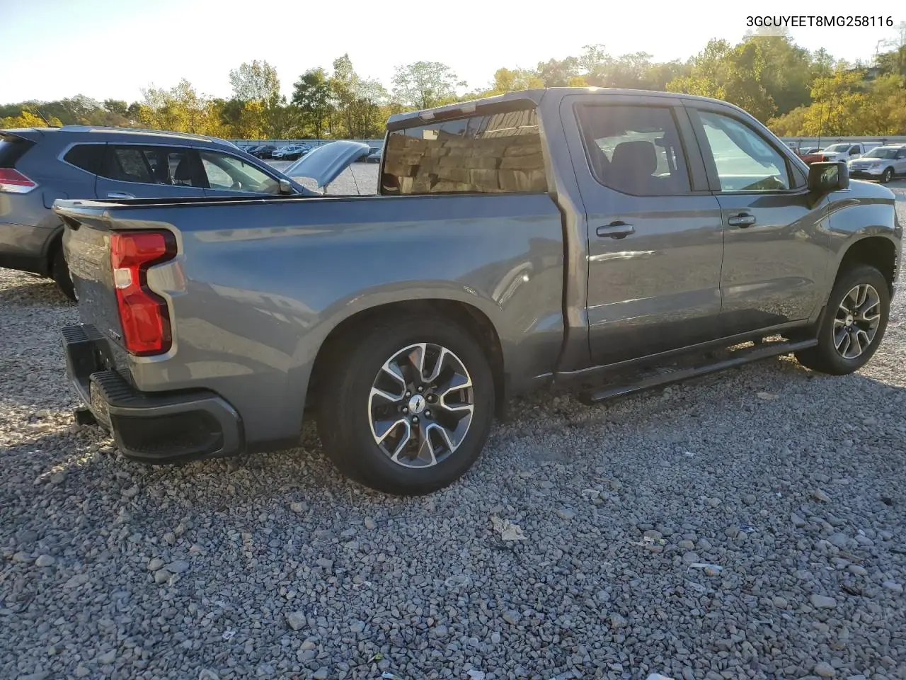 3GCUYEET8MG258116 2021 Chevrolet Silverado K1500 Rst