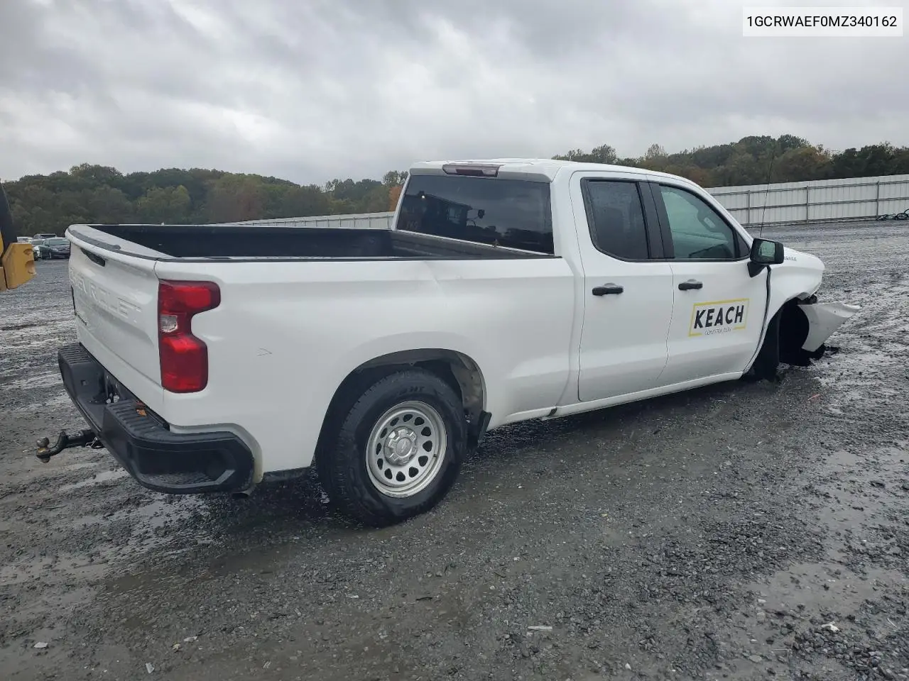 1GCRWAEF0MZ340162 2021 Chevrolet Silverado C1500