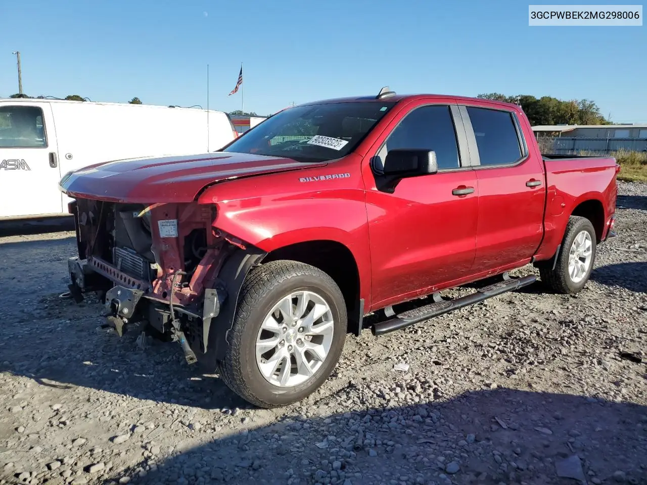 3GCPWBEK2MG298006 2021 Chev Silverado C1500 Custom