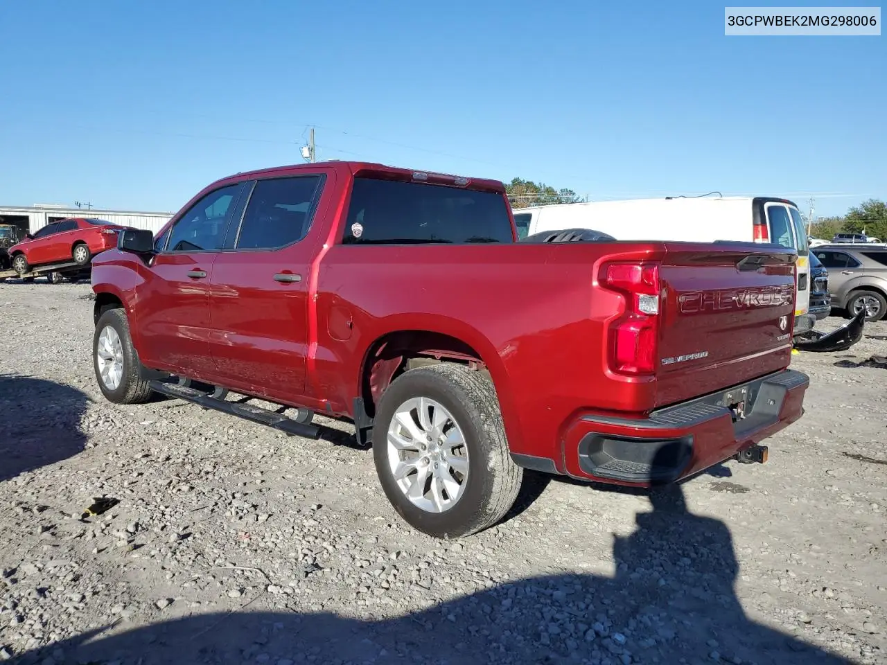 3GCPWBEK2MG298006 2021 Chev Silverado C1500 Custom