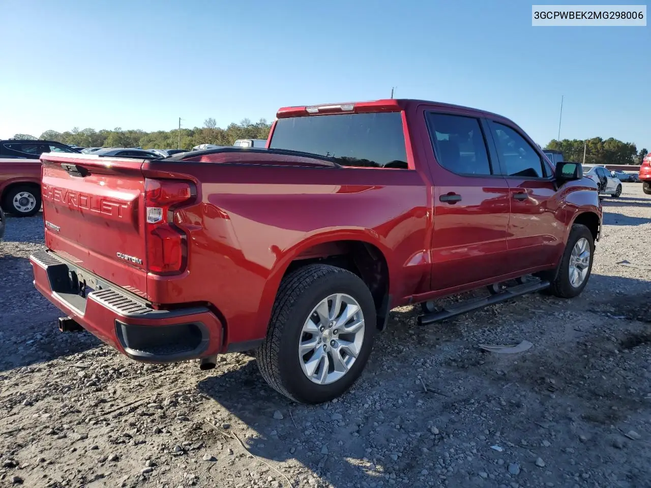 3GCPWBEK2MG298006 2021 Chev Silverado C1500 Custom