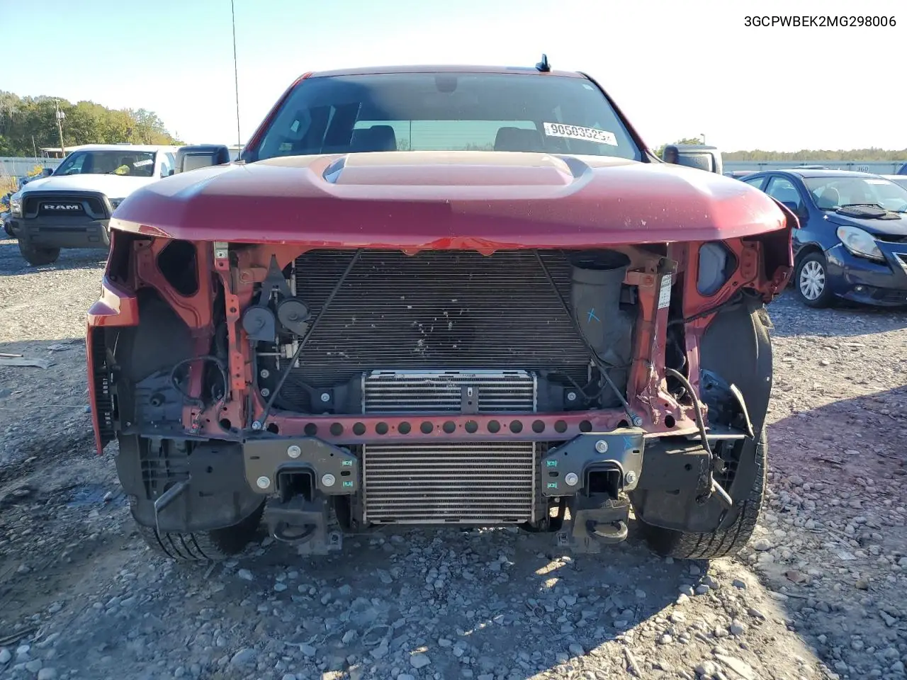 3GCPWBEK2MG298006 2021 Chev Silverado C1500 Custom