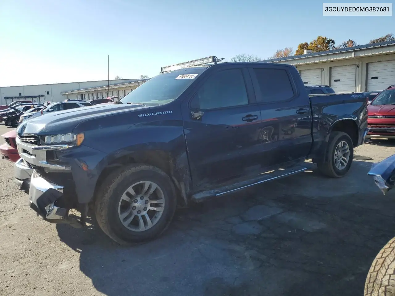 3GCUYDED0MG387681 2021 Chevrolet Silverado K1500 Lt