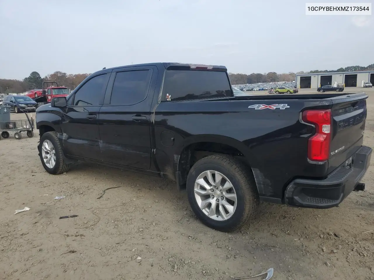 1GCPYBEHXMZ173544 2021 Chevrolet Silverado K1500 Custom