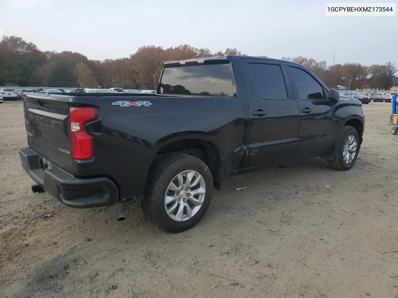 1GCPYBEHXMZ173544 2021 Chevrolet Silverado K1500 Custom