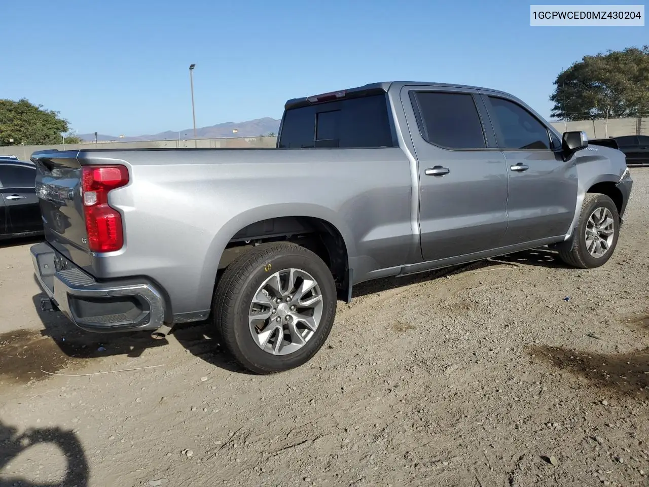 1GCPWCED0MZ430204 2021 Chevrolet Silverado C1500 Lt