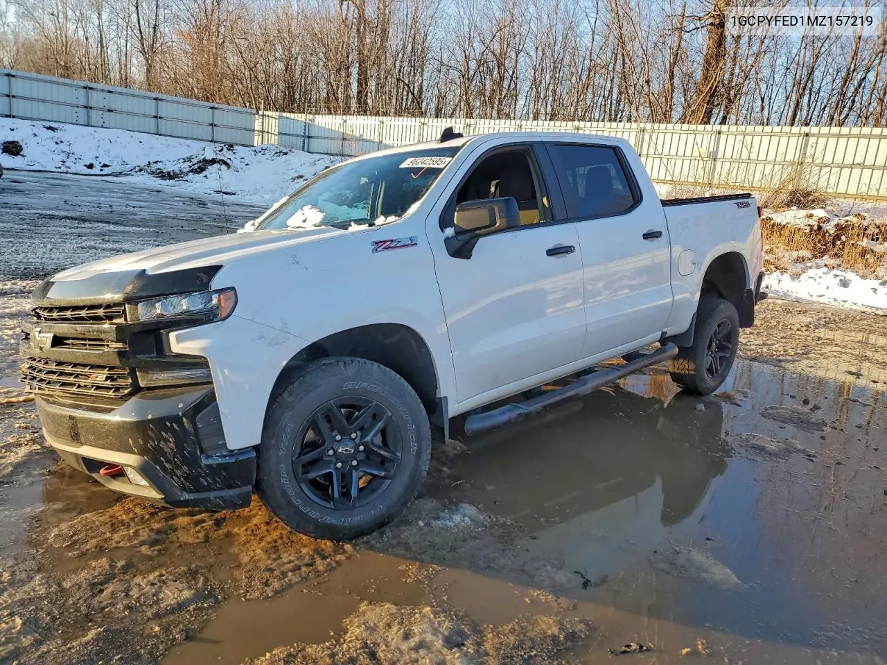 1GCPYFED1MZ157219 2021 Chevrolet Silverado K1500 Lt Trail Boss