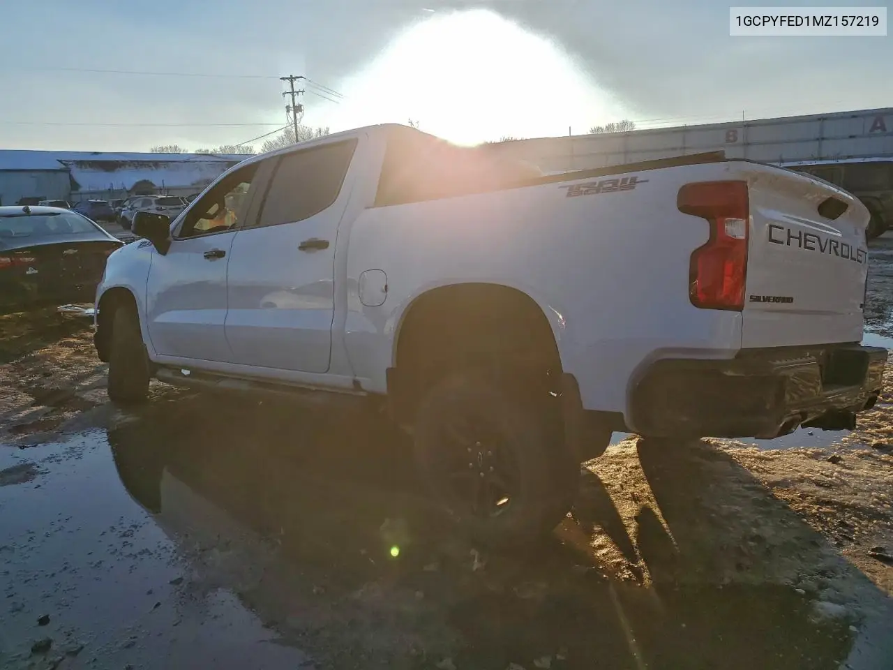 1GCPYFED1MZ157219 2021 Chevrolet Silverado K1500 Lt Trail Boss