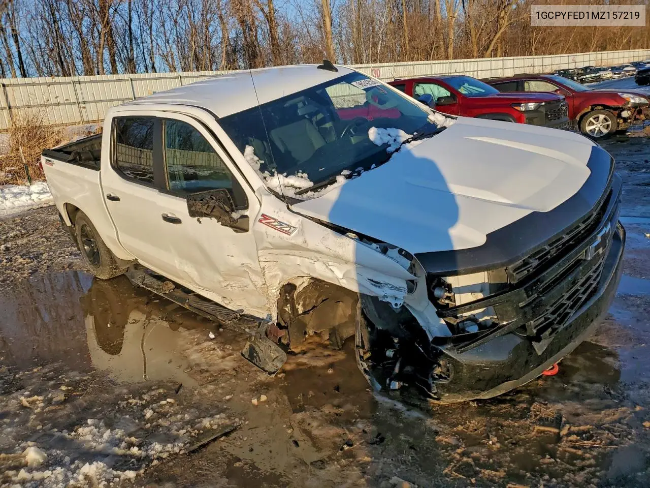 1GCPYFED1MZ157219 2021 Chevrolet Silverado K1500 Lt Trail Boss