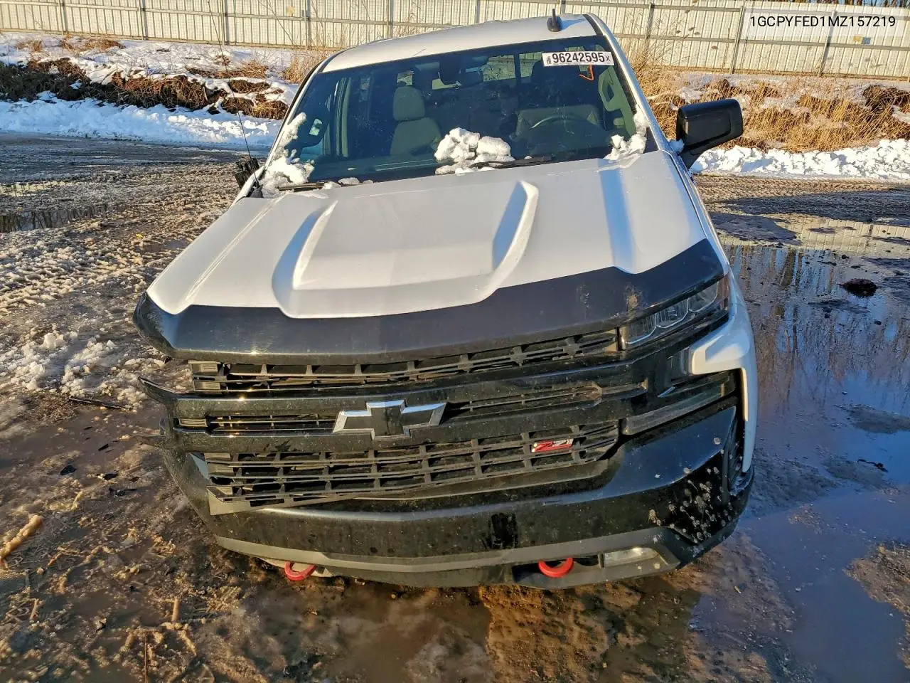 1GCPYFED1MZ157219 2021 Chevrolet Silverado K1500 Lt Trail Boss