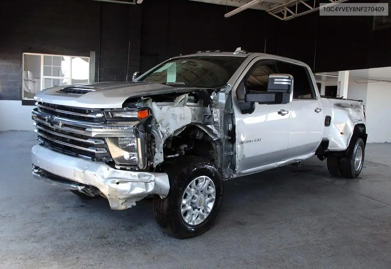 1GC4YVEY8NF270409 2022 Chevrolet Silverado K3500 High Country