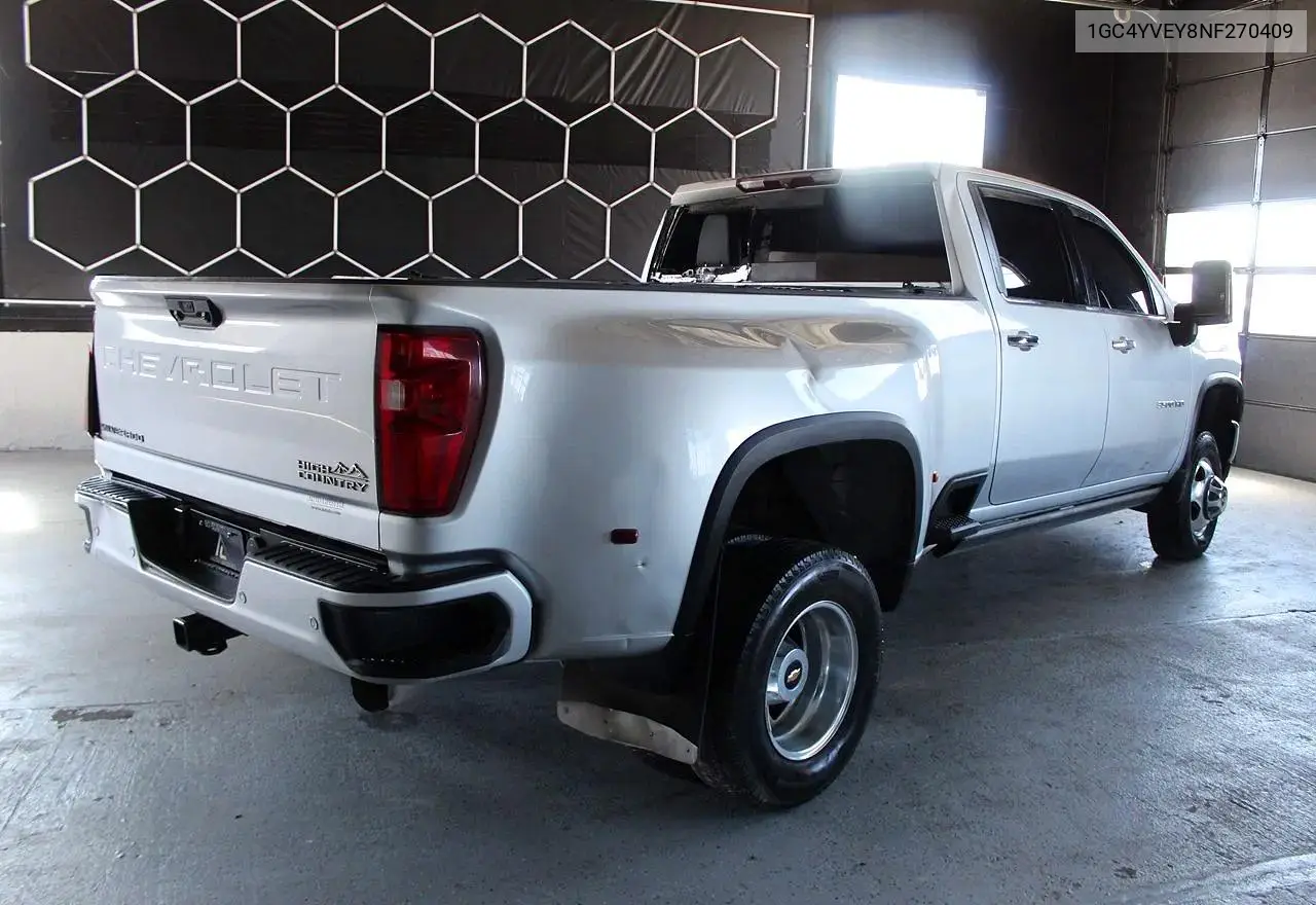 1GC4YVEY8NF270409 2022 Chevrolet Silverado K3500 High Country