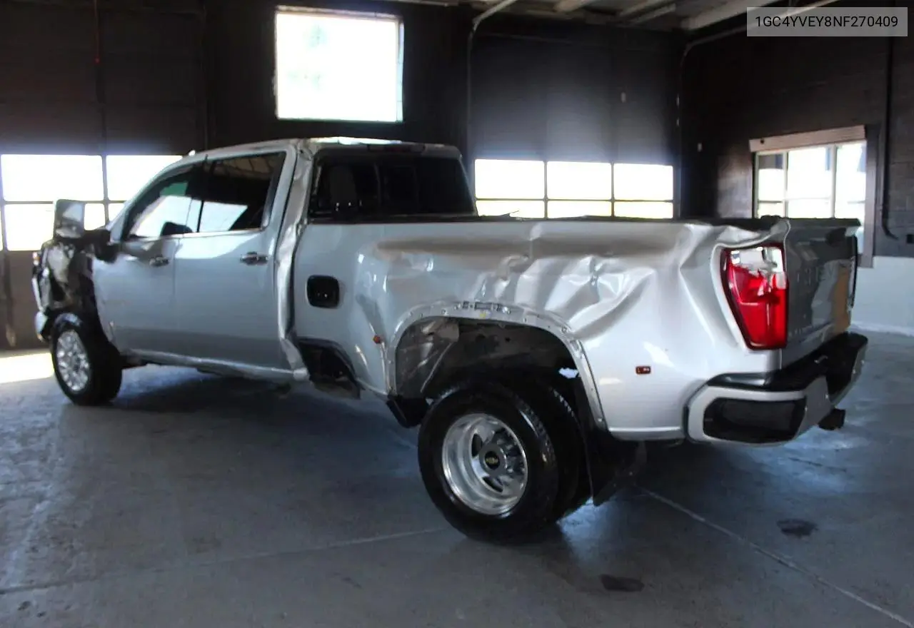 1GC4YVEY8NF270409 2022 Chevrolet Silverado K3500 High Country