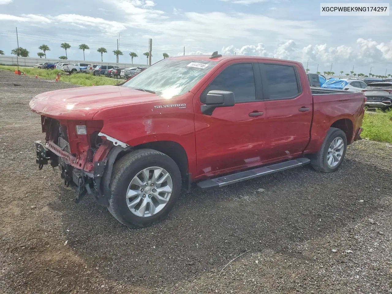 3GCPWBEK9NG174297 2022 Chevrolet Silverado Ltd C1500 Custom
